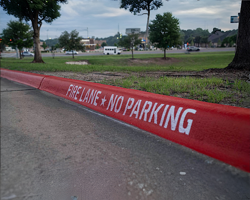 Fire Lane Striping
