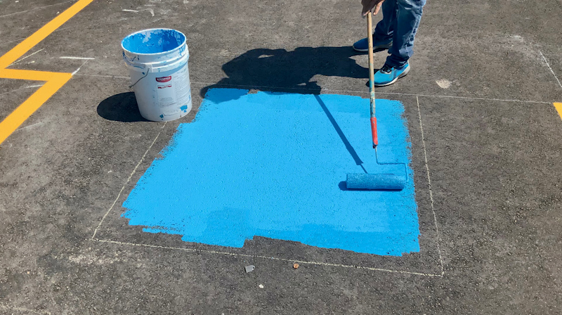 Handicap Parking Lot Paint