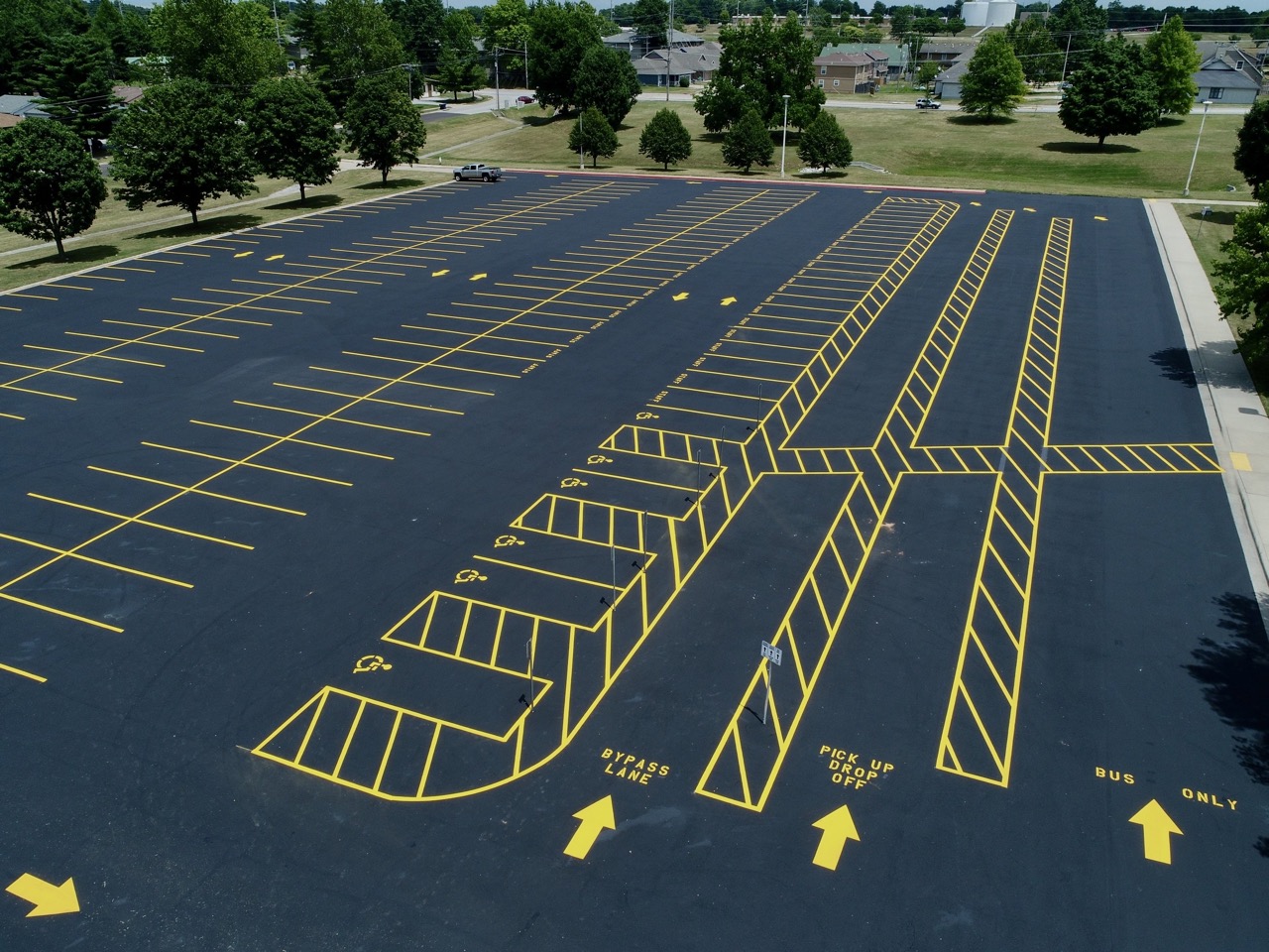 School Parking Lot Striping San Antonio Texas