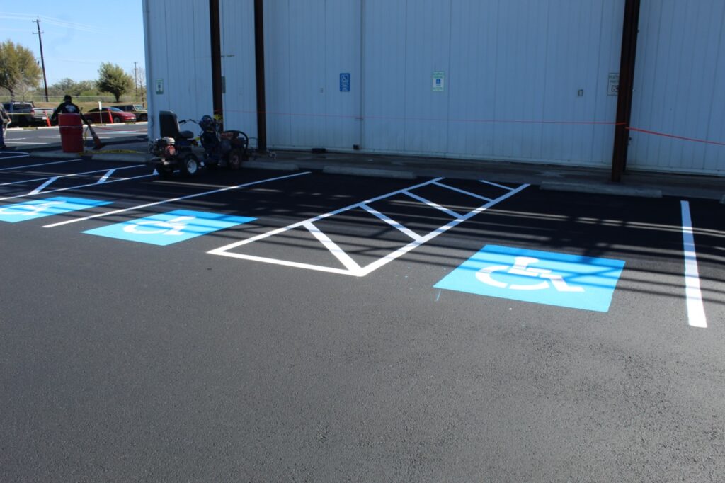 Handicap Stenciling at Lone Star Bakery Plant 2