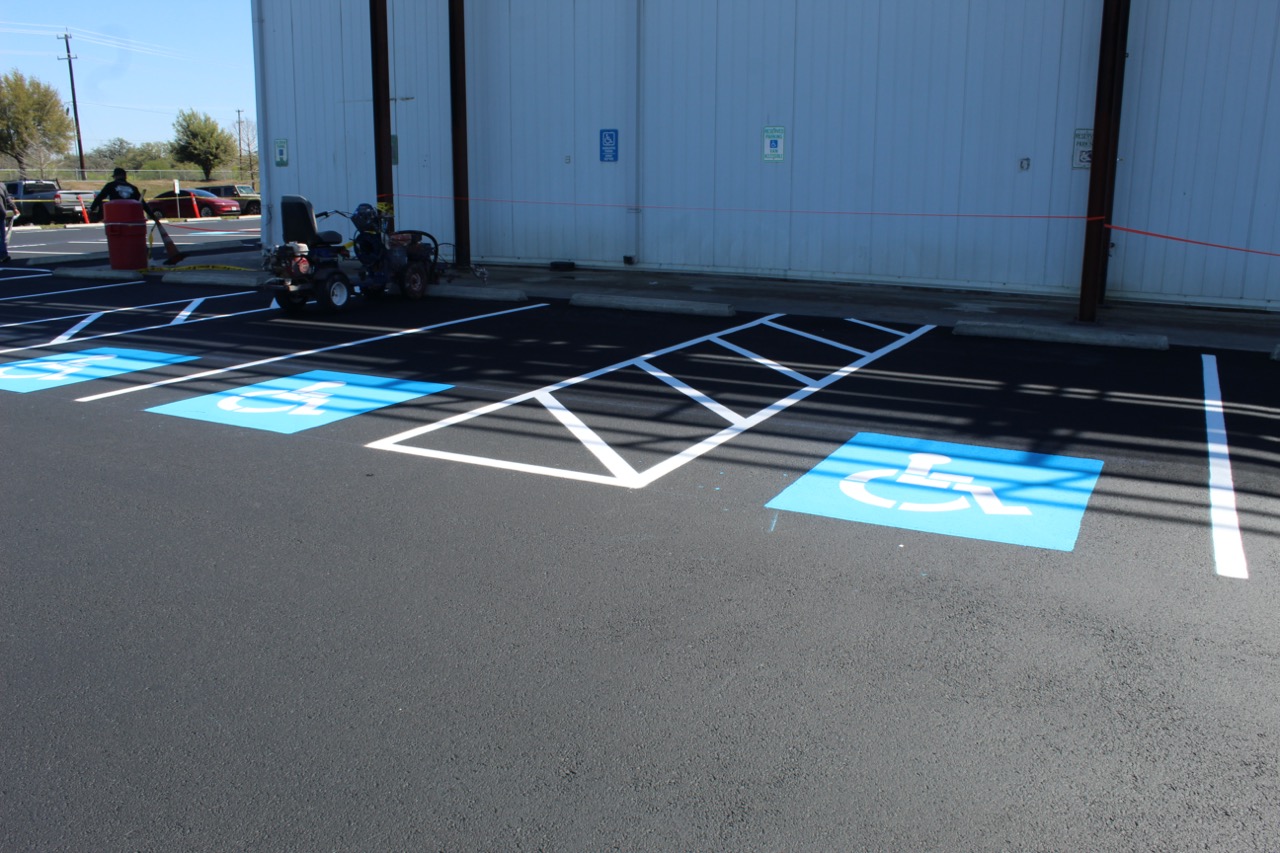 Handicap Stenciling at Lone Star Bakery Plant 2